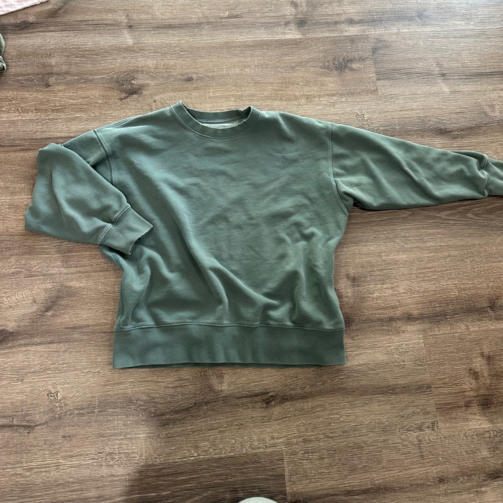 American Eagle Outfitters Green Long Sleeve Hoodie